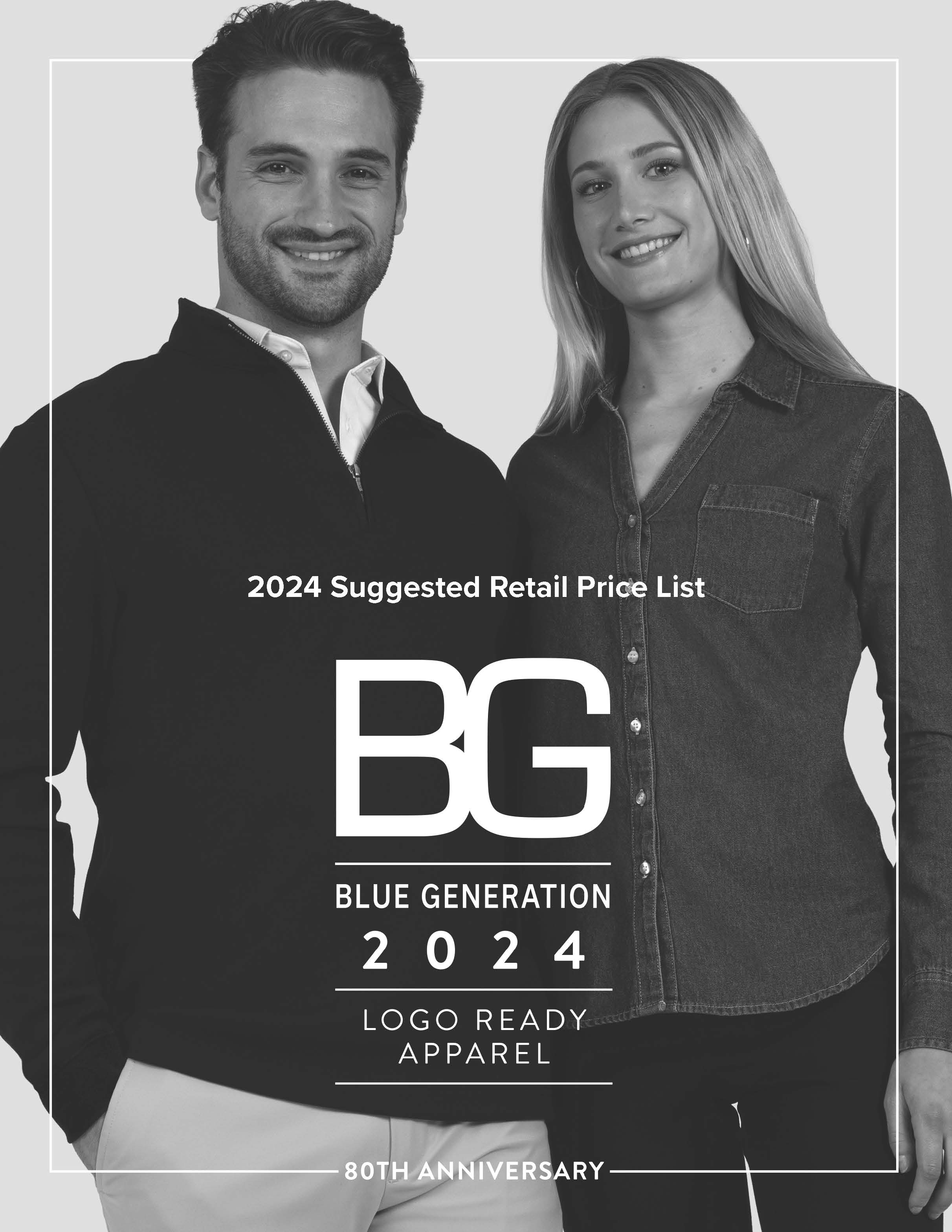 Blue Generation Price List
